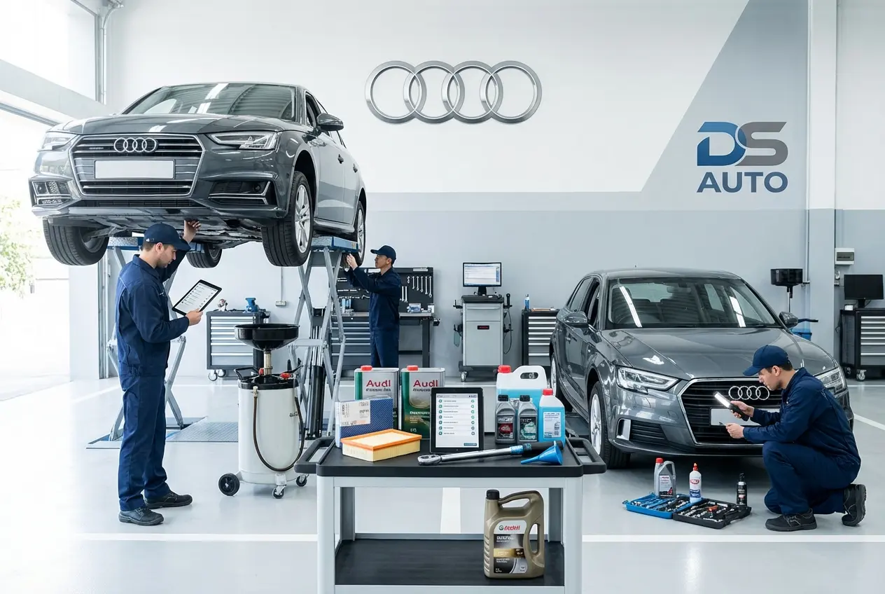 Обслуживание автомобилей Audi на станции техобслуживания «DS Auto» в Жуковском
